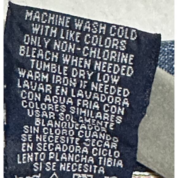 Large Women’s Vintage 90s Patriotic Denim Sleevless Red White Blue 4th of July - Picture 7 of 11